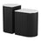 Zuo Modern Ormara Side Table, Set of 2, White/Black - 109919