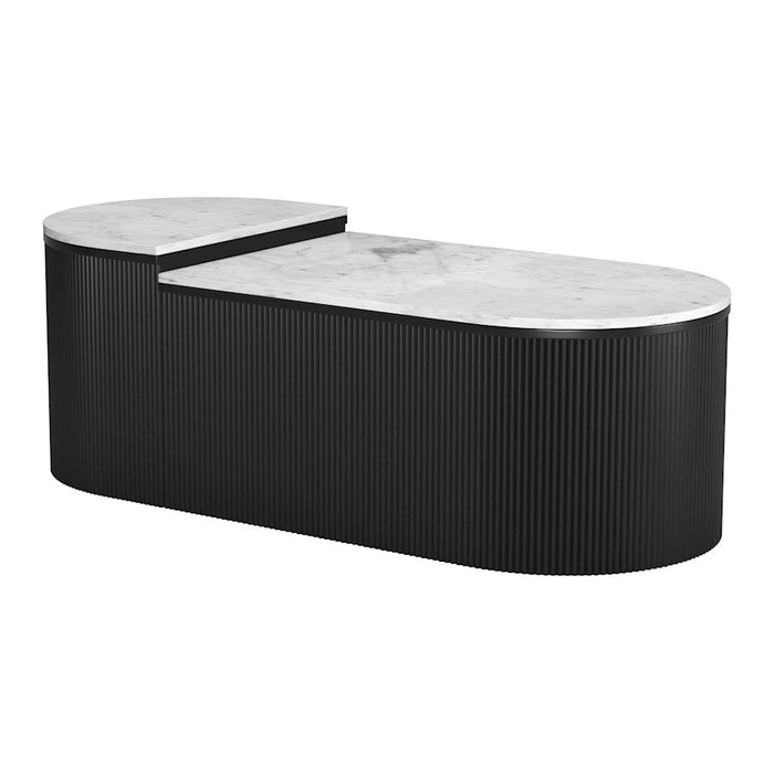 Zuo Modern Ormara Coffee Table, Set of 2, White/Black