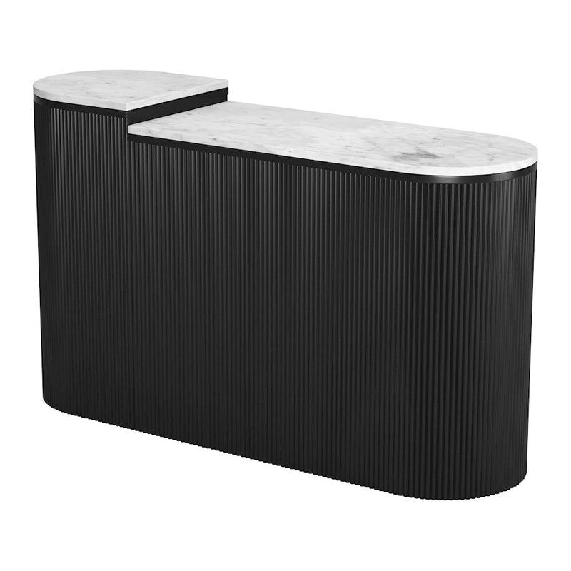 Zuo Modern Ormara Console Table, Set of 2, White/Black
