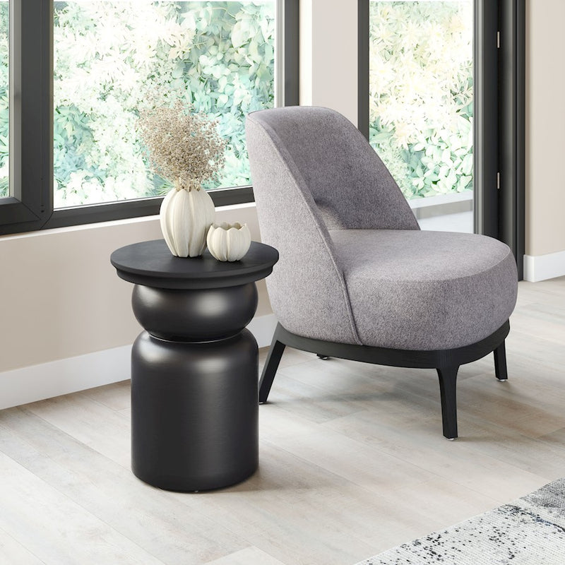 Zuo Modern Colombo Side Table, Black