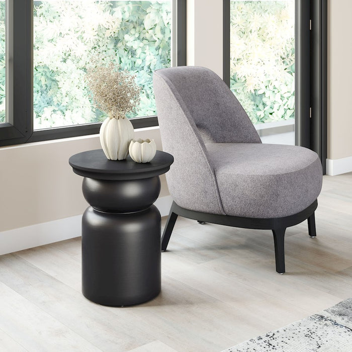 Zuo Modern Colombo Side Table, Black