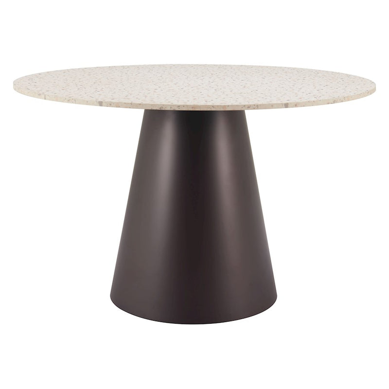 Zuo Modern Jorf Dining Table, Beige/Bronze