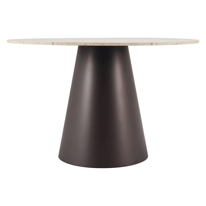 Zuo Modern Jorf Dining Table, Beige/Bronze