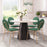 Zuo Modern Jorf Dining Table, Beige/Bronze