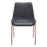 Zuo Modern Magnus Dining Chair Set of 2, Black/Walnut
