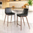 Zuo Modern Magnus Counter Stool Set of 2, Black/Walnut
