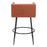 Zuo Modern Horbat BarStool Set of 2, Brown