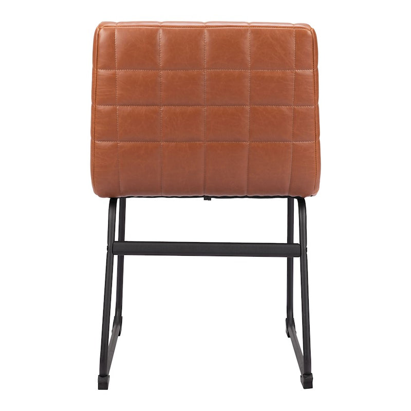 Zuo Modern Pago Dining Chair Set of 2, Brown
