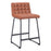 Zuo Modern Pago Counter Stool Set of 2, Brown