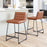 Zuo Modern Pago Counter Stool Set of 2, Brown