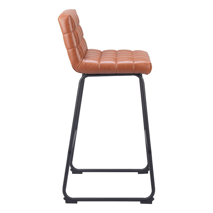 Zuo Modern Pago BarStool Set of 2, Brown