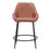 Zuo Modern Vila Counter Stool Set of 2, Brown