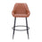 Zuo Modern Vila Barstool Set of 2, Brown