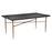 Zuo Modern Nida Dining Table, Black/Bronze - 109957
