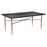 Zuo Modern Nida Dining Table, Black/Bronze