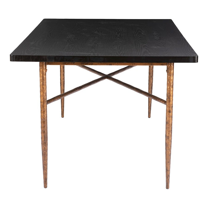 Zuo Modern Nida Dining Table, Black/Bronze