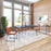 Zuo Modern Nida Dining Table, Black/Bronze