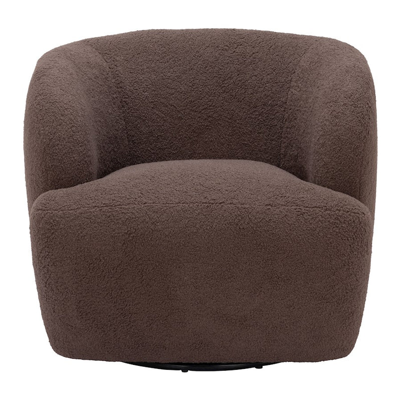 Zuo Modern Govan Swivel Chair, Brown