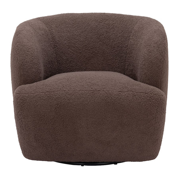 Zuo Modern Govan Swivel Chair, Brown