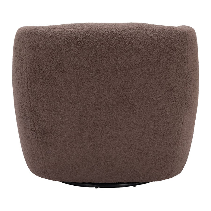 Zuo Modern Govan Swivel Chair, Brown