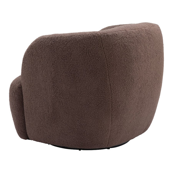 Zuo Modern Govan Swivel Chair, Brown
