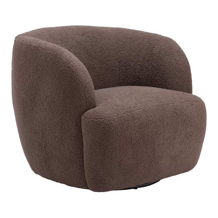 Zuo Modern Govan Swivel Chair, Brown
