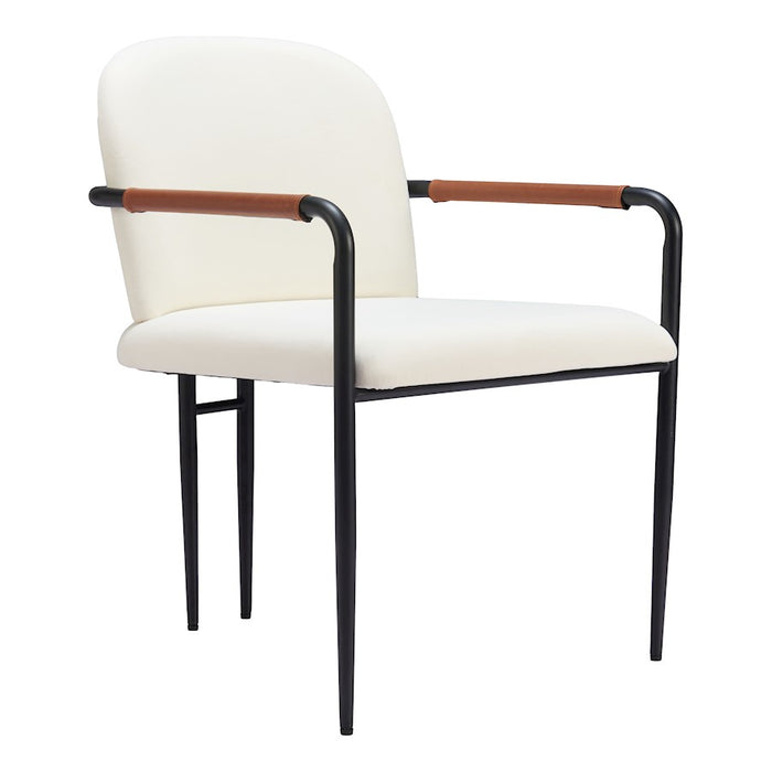 Zuo Modern Sibu Dining Chair, Cream