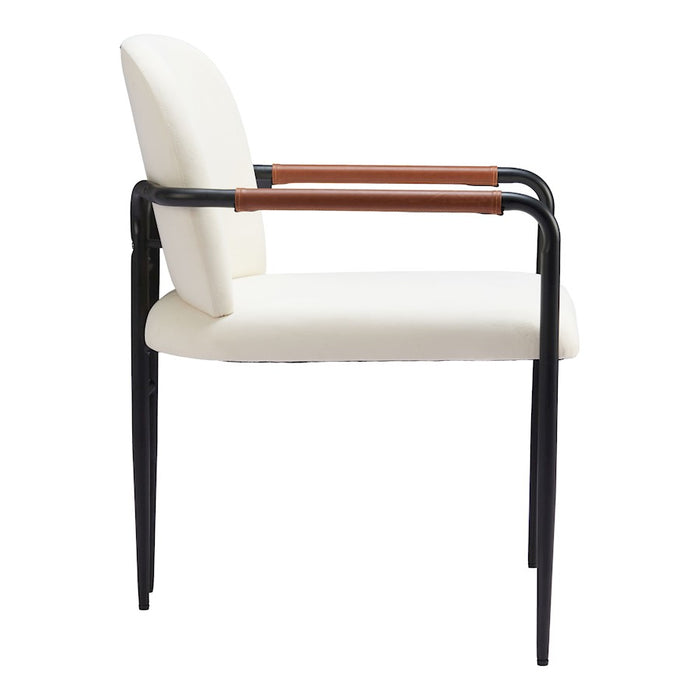 Zuo Modern Sibu Dining Chair, Cream