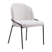 Zuo Modern Jambi Dining Chair Set of 2, Ivory - 109965