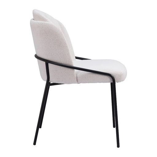 Zuo Modern Jambi Dining Chair Set of 2, Ivory