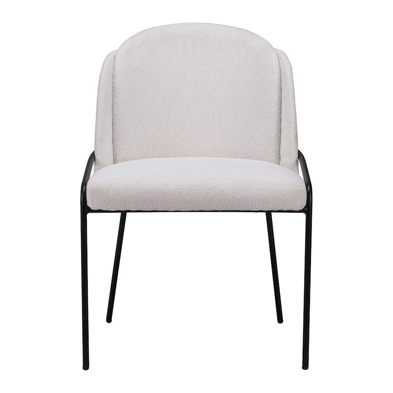 Zuo Modern Jambi Dining Chair Set of 2, Ivory