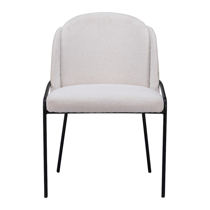 Zuo Modern Jambi Dining Chair Set of 2, Ivory