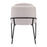 Zuo Modern Jambi Dining Chair Set of 2, Ivory