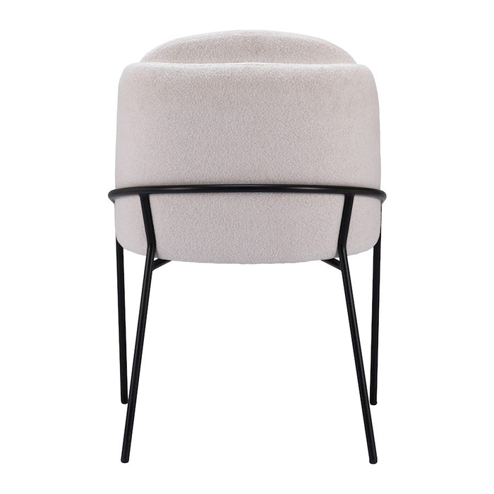 Zuo Modern Jambi Dining Chair Set of 2, Ivory