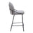Zuo Modern Jambi Counter Stool Set of 2, Black/White