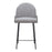 Zuo Modern Jambi Counter Stool Set of 2, Black/White