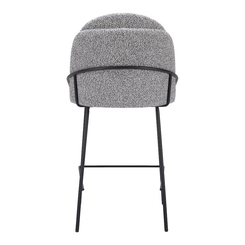 Zuo Modern Jambi Counter Stool Set of 2, Black/White