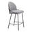Zuo Modern Jambi Counter Stool Set of 2, Black/White