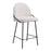 Zuo Modern Jambi Counter Stool Set of 2, Ivory - 109967