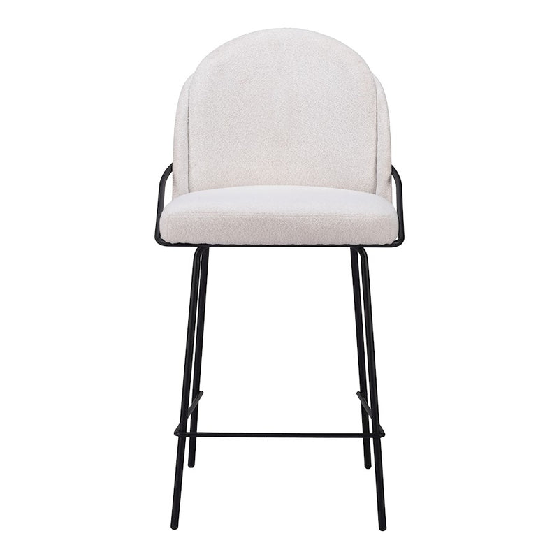 Zuo Modern Jambi Counter Stool Set of 2, Ivory