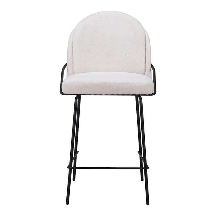 Zuo Modern Jambi Counter Stool Set of 2, Ivory