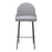 Zuo Modern Jambi Barstool Set of 2, Black/White