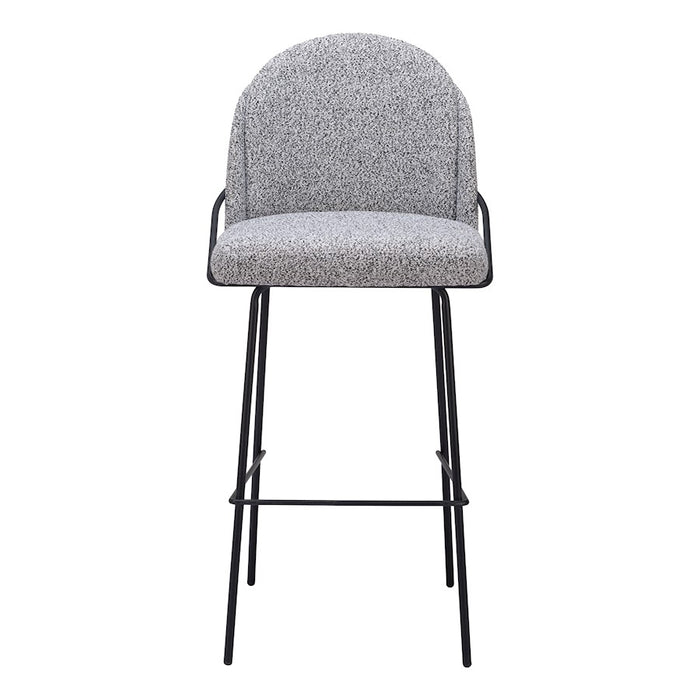 Zuo Modern Jambi Barstool Set of 2, Black/White