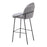 Zuo Modern Jambi Barstool Set of 2, Black/White