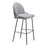 Zuo Modern Jambi Barstool Set of 2, Black/White