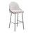 Zuo Modern Jambi Barstool Set of 2, Ivory - 109969