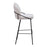 Zuo Modern Jambi Barstool Set of 2, Ivory