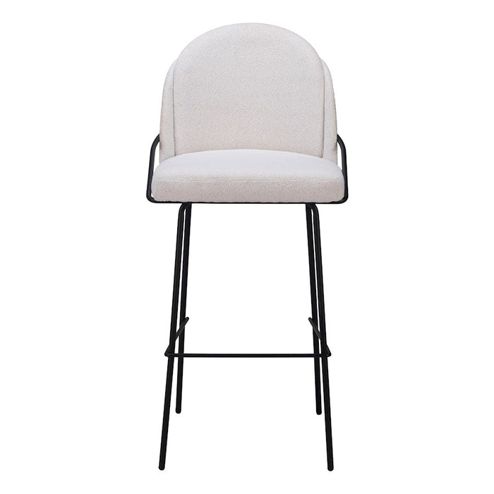 Zuo Modern Jambi Barstool Set of 2, Ivory