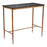 Zuo Modern Nida Bar Table, Black/Bronze - 109970