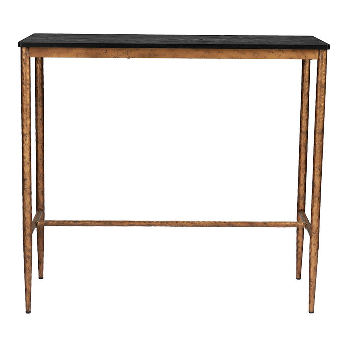 Zuo Modern Nida Bar Table, Black/Bronze